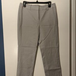 Womens Liz Claiborne Pants. Size 6. Full Length. Straight Leg. Light Gray